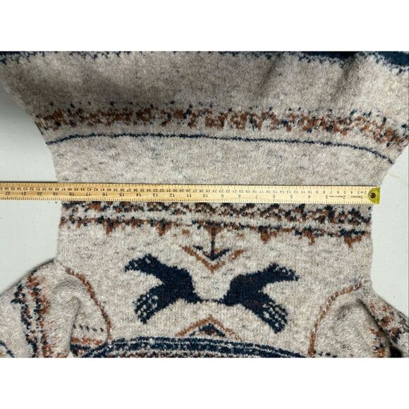 New Anthropologie Pilcro Long-Sleeve Mock-Neck Bird Jumper Size M - Picture 8 of 13